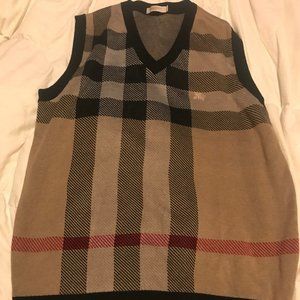 Burburry BRIT Signature Plaid Sweater Vest